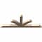 Ekena Millwork Richland Smooth Timber Gable Bracket, Douglas Fir, 96"W x 36"H x 5 1/2"D x 5 1/2"F, 9/12 Pitch GBW096X36X0606RIC00SDF - alternate 2